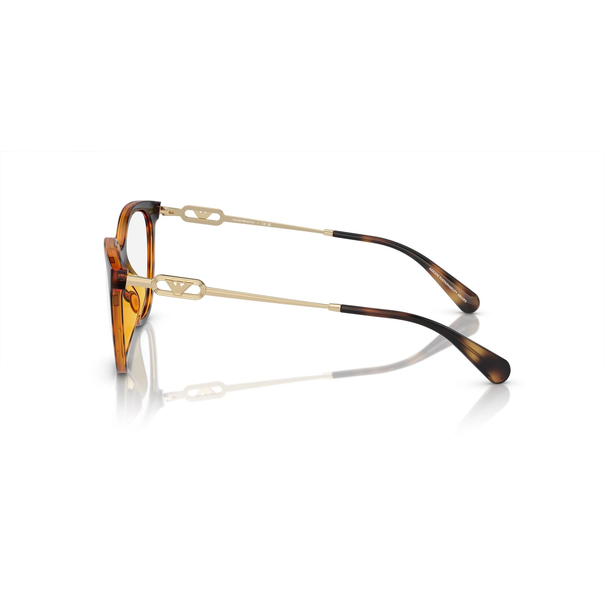 EMPORIO ARMANI EA 4213U - 50261W AVANA LUCIDA | OCCHIALE DA SOLE DONNA | CALIBRO 53