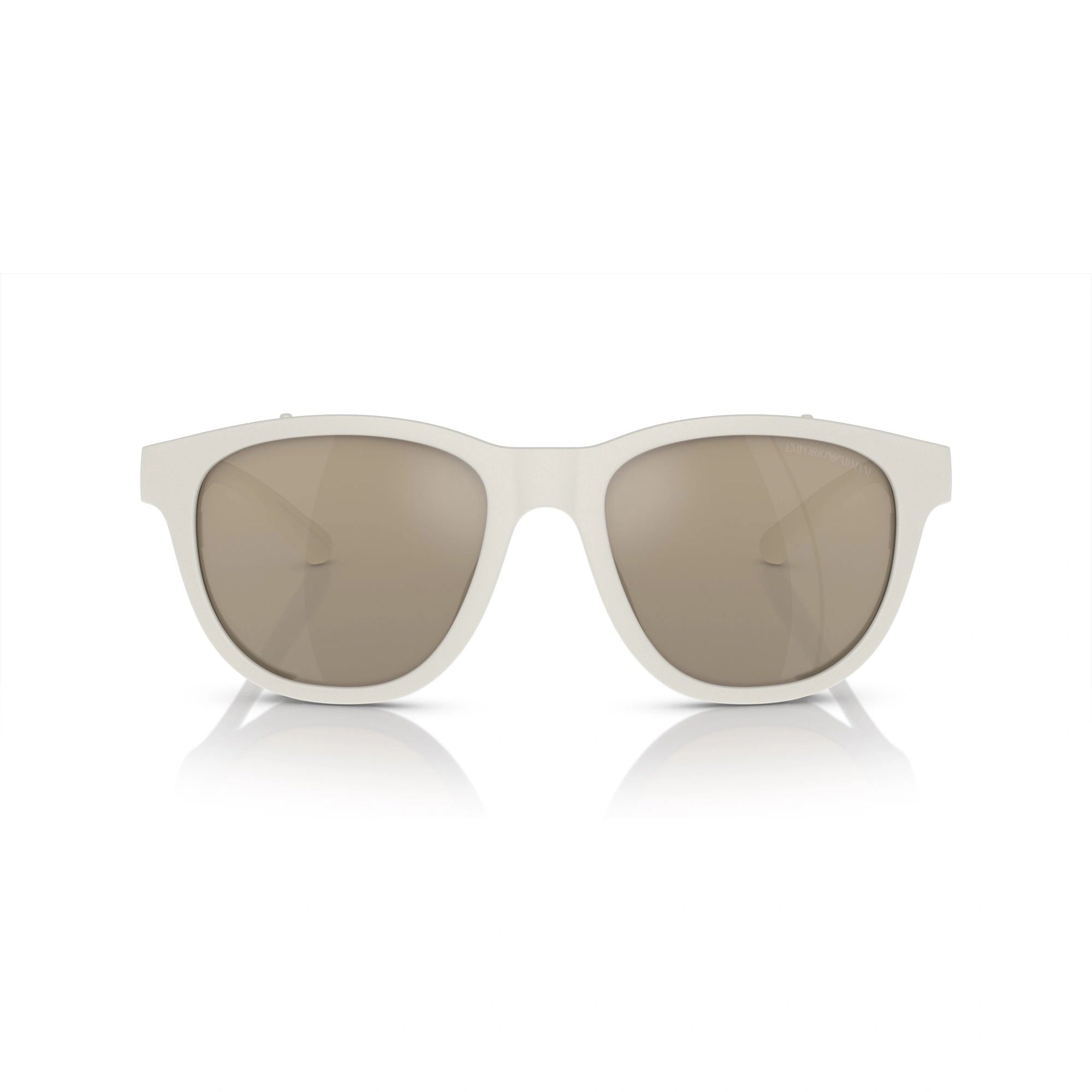 EMPORIO ARMANI EA 4216U - 53445A BIANCO OPACO | OCCHIALE DA SOLE UOMO | CALIBRO 56