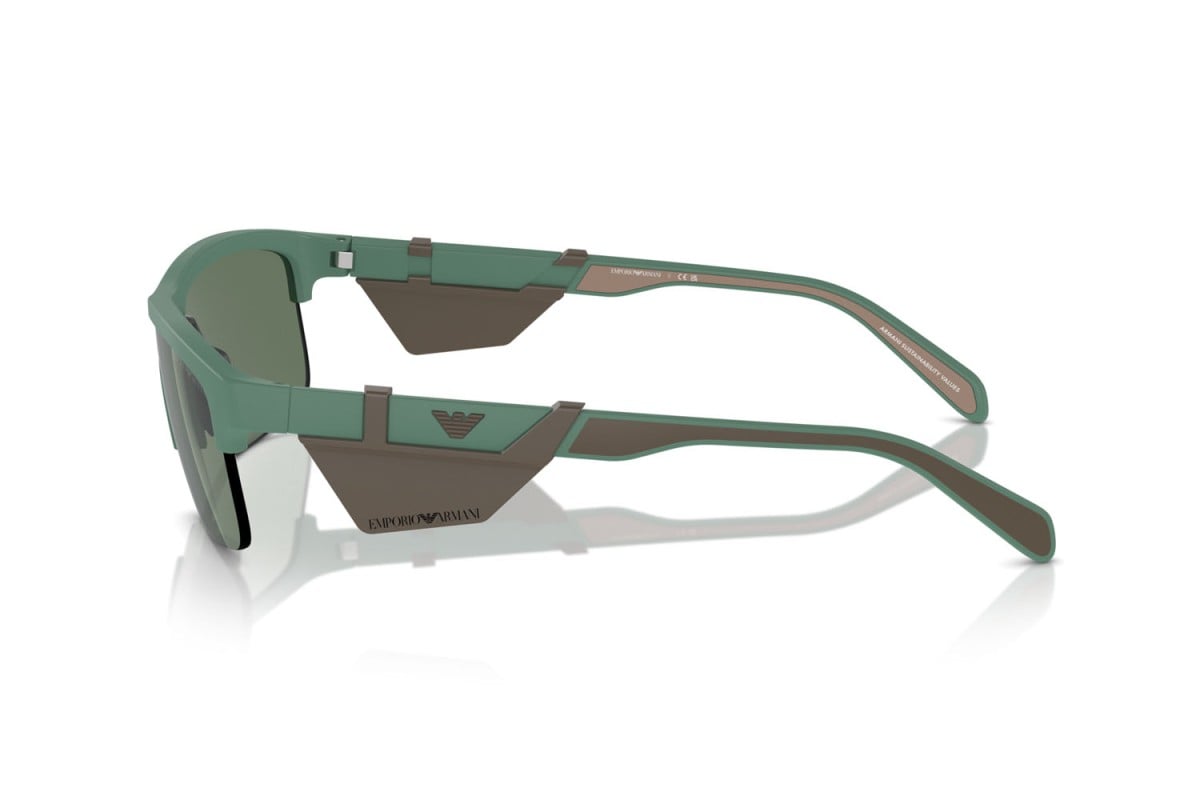 OCCHIALE DA SOLE UOMO | EMPORIO ARMANI  EA 4218 - 610276 VERDE ALPINO OPACO - CALIBRO 35