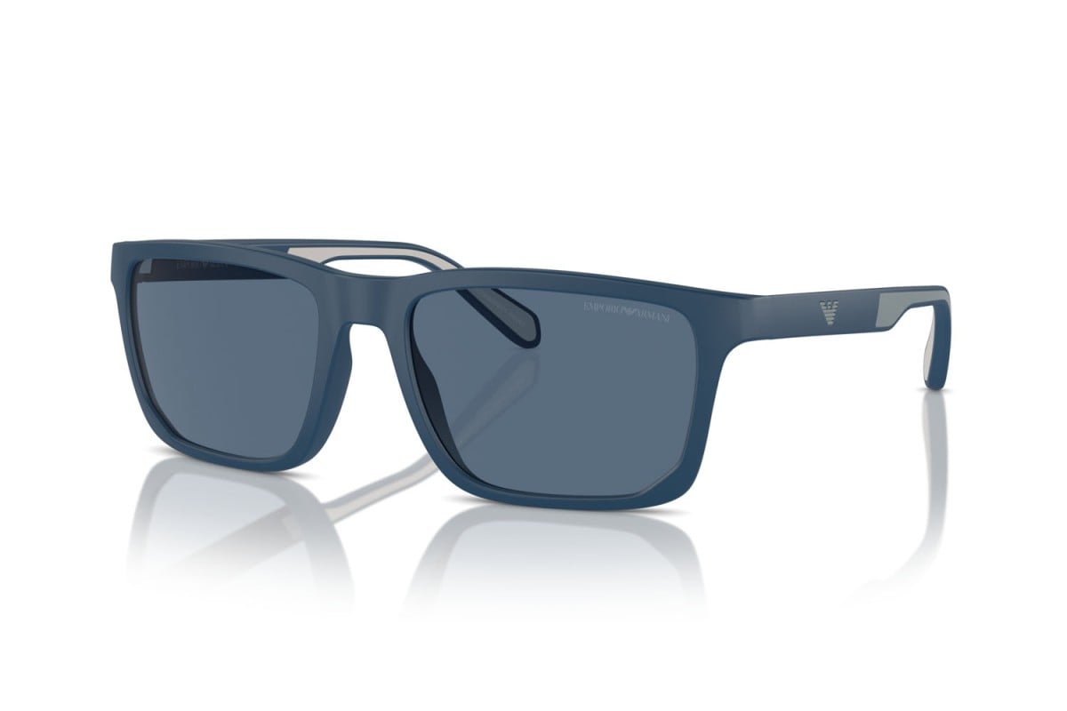 OCCHIALE DA SOLE UOMO | EMPORIO ARMANI  EA 4219 - 576380 BLU OPACO - CALIBRO 57