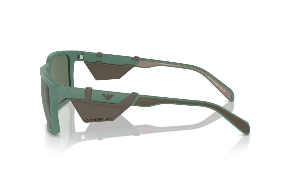OCCHIALE DA SOLE UOMO | EMPORIO ARMANI  EA 4219 - 610276 VERDE ALPINO OPACO - CALIBRO 57