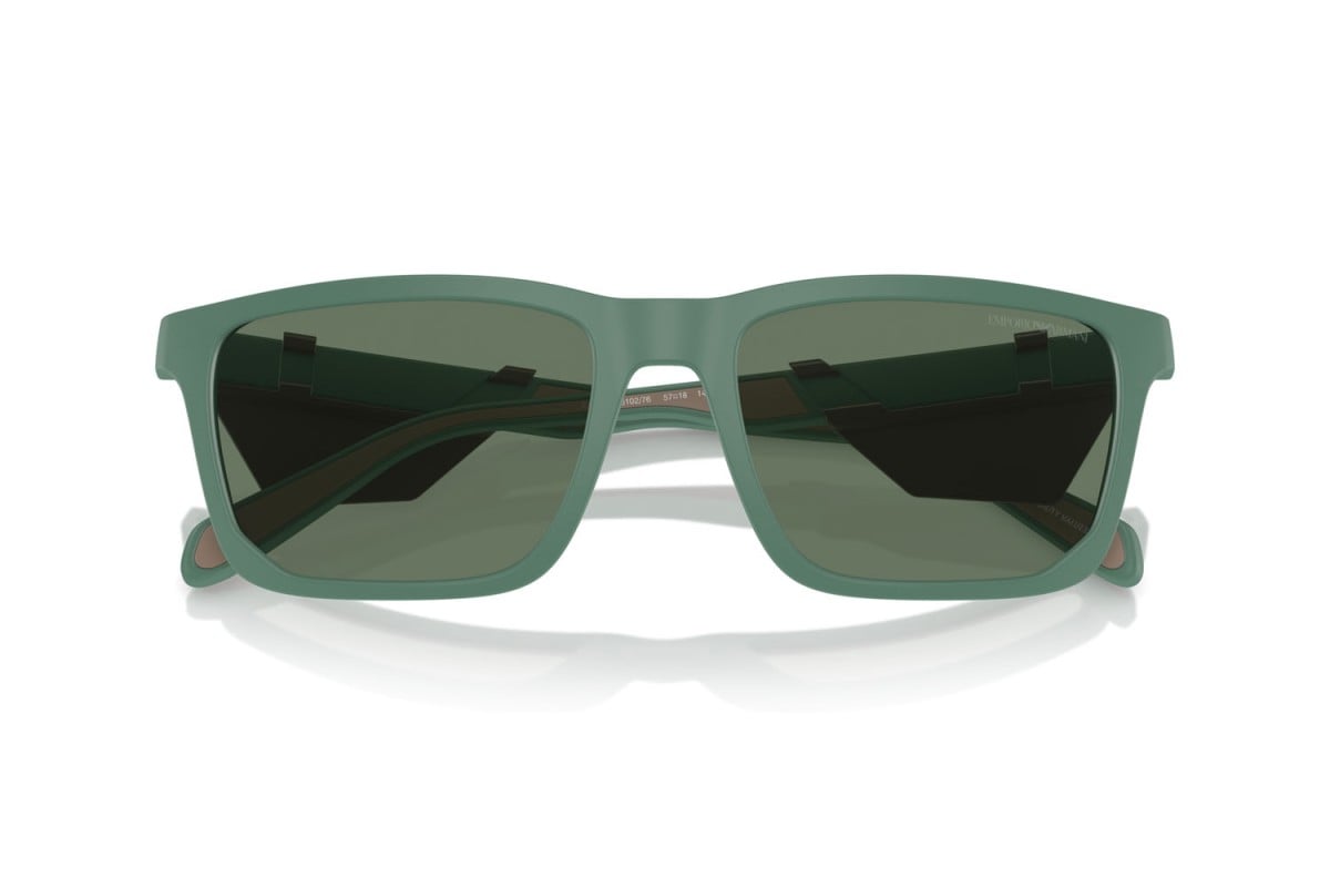 OCCHIALE DA SOLE UOMO | EMPORIO ARMANI  EA 4219 - 610276 VERDE ALPINO OPACO - CALIBRO 57