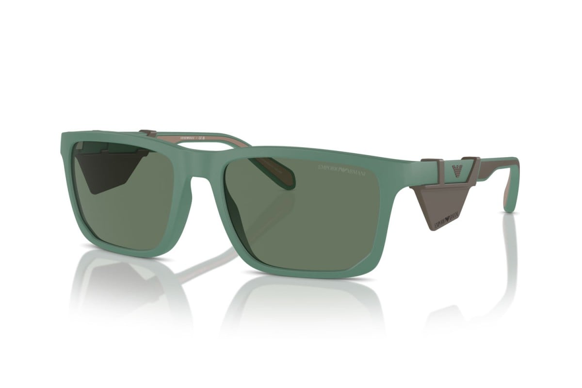 OCCHIALE DA SOLE UOMO | EMPORIO ARMANI  EA 4219 - 610276 VERDE ALPINO OPACO - CALIBRO 57