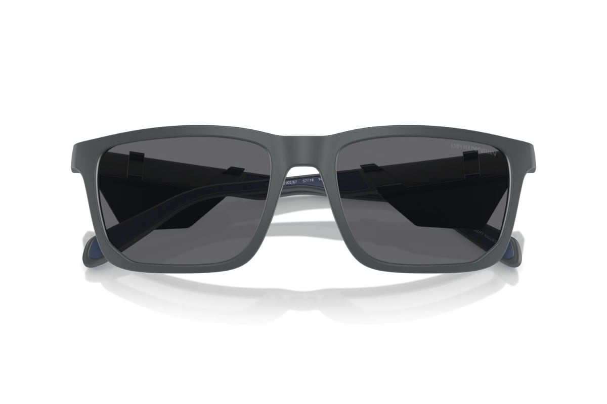 OCCHIALE DA SOLE UOMO | EMPORIO ARMANI  EA 4219 - 610387 GRIGIO SCURO OPACO - CALIBRO 57