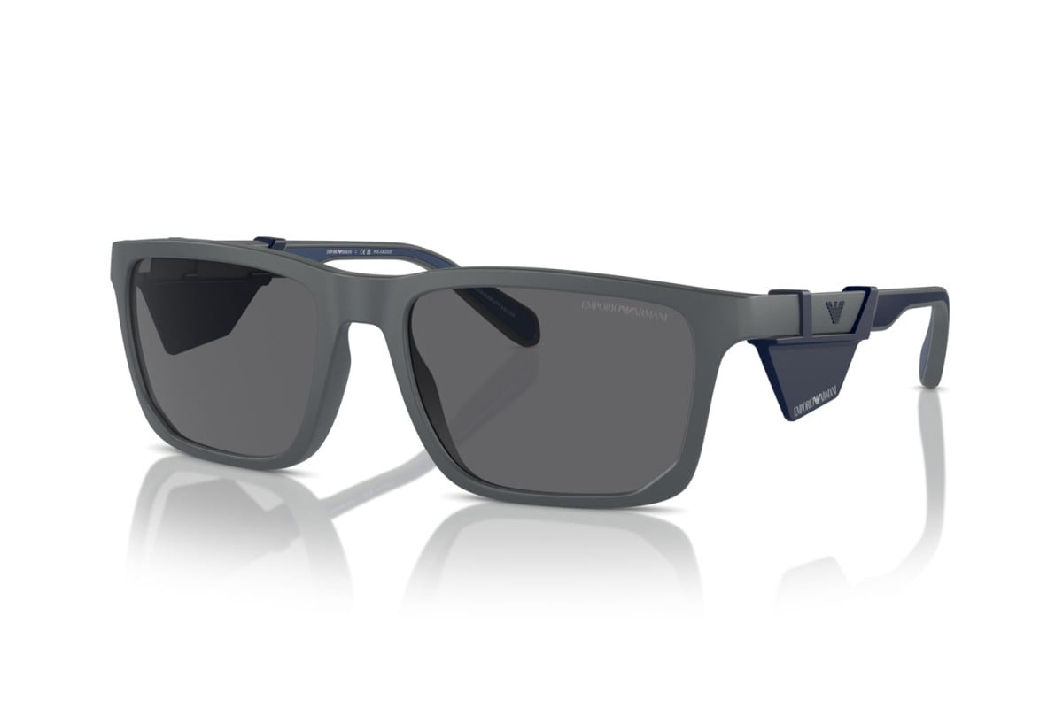OCCHIALE DA SOLE UOMO | EMPORIO ARMANI  EA 4219 - 610387 GRIGIO SCURO OPACO - CALIBRO 57