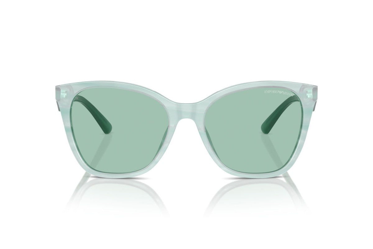 OCCHIALE DA SOLE DONNA | EMPORIO ARMANI EA 4222U - 611271 VERDE STRIATO LUCIDO - CALIBRO 56