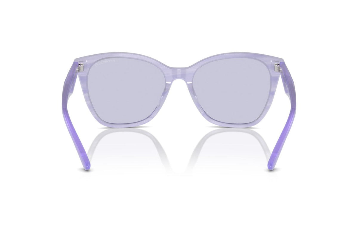OCCHIALE DA SOLE DONNA | EMPORIO ARMANI EA 4222U - 61131A LILLA STRIATO LUCIDO - CALIBRO 56