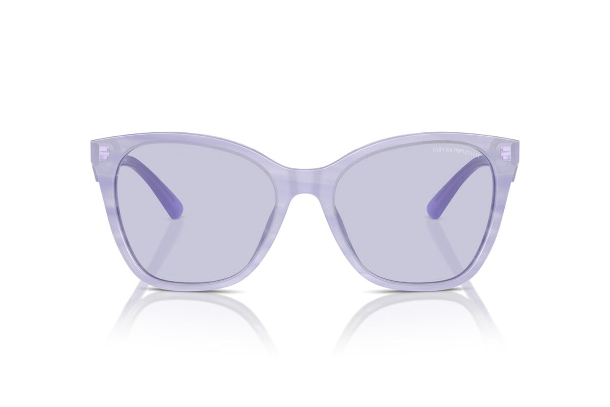 OCCHIALE DA SOLE DONNA | EMPORIO ARMANI EA 4222U - 61131A LILLA STRIATO LUCIDO - CALIBRO 56