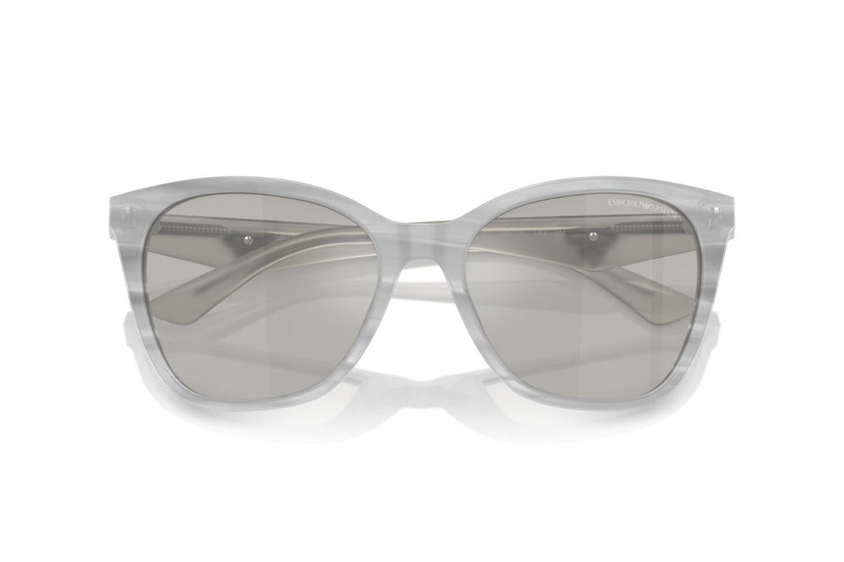 OCCHIALE DA SOLE DONNA | EMPORIO ARMANI EA 4222U - 611487 GRIGIO STRIATO LUCIDO - CALIBRO 56