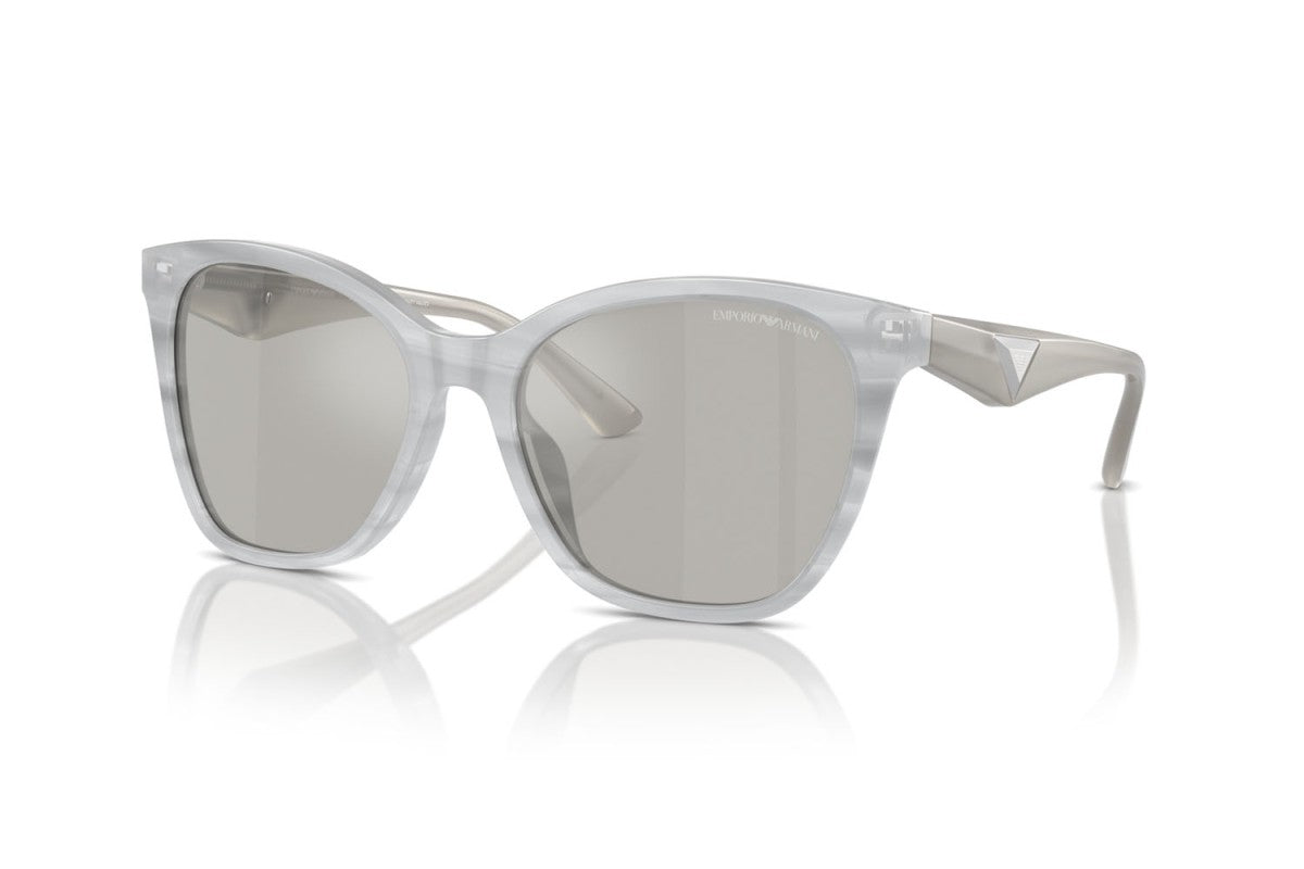 OCCHIALE DA SOLE DONNA | EMPORIO ARMANI EA 4222U - 611487 GRIGIO STRIATO LUCIDO - CALIBRO 56