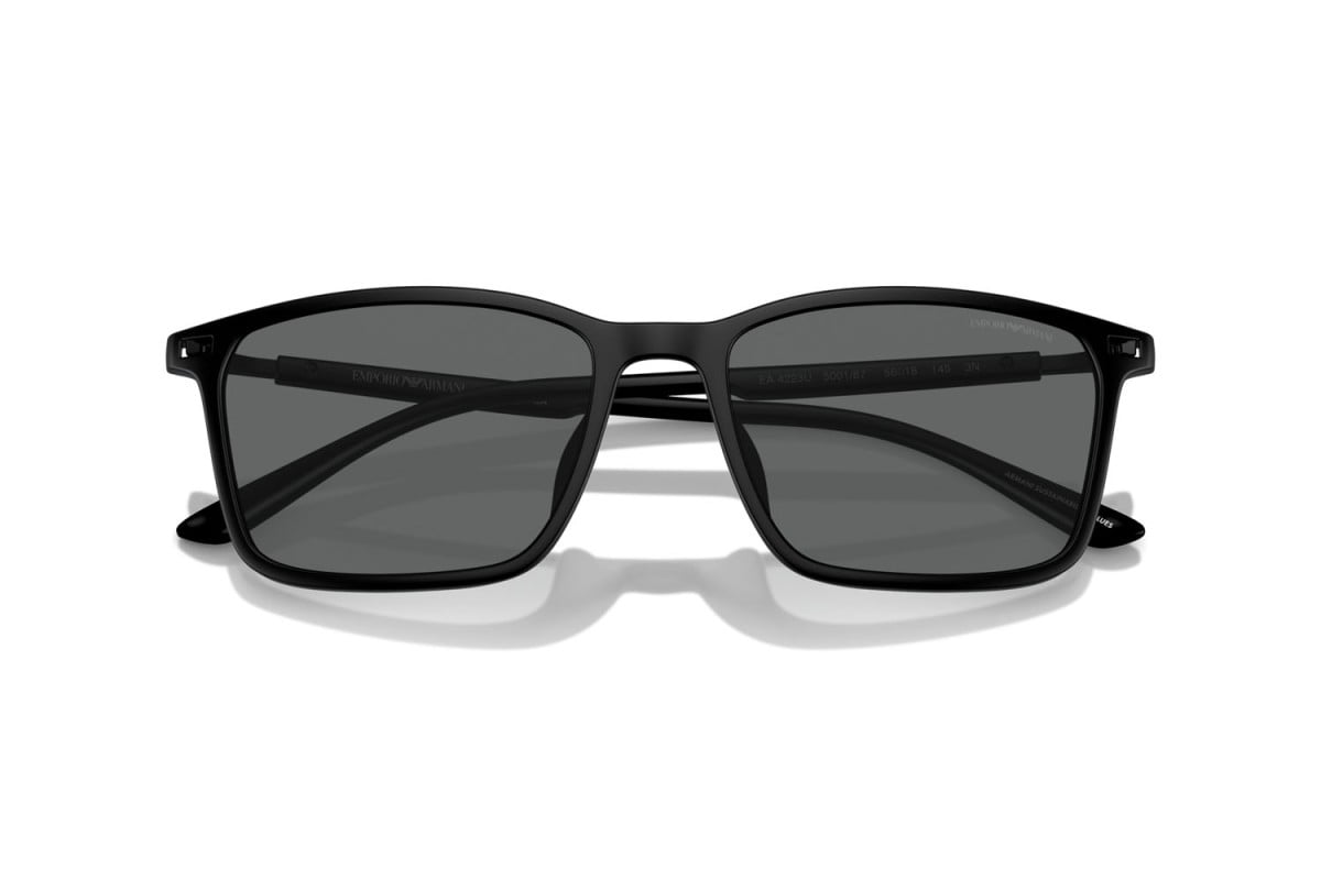 OCCHIALE DA SOLE UOMO | EMPORIO ARMANI  EA 4223U - 500187 NERO OPACO - CALIBRO 56