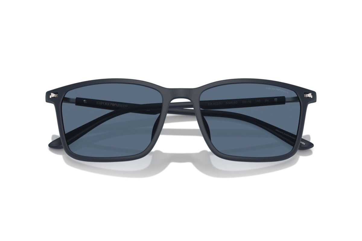 OCCHIALE DA SOLE UOMO | EMPORIO ARMANI  EA 4223U - 508880 BLU OPACO - CALIBRO 56