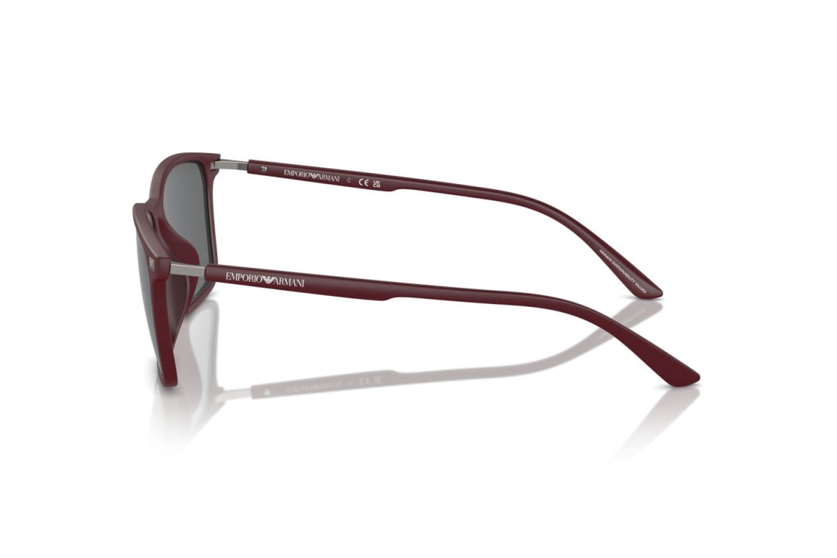 OCCHIALE DA SOLE UOMO | EMPORIO ARMANI  EA 4223U - 526187 BORDEAUX OPACO - CALIBRO 56