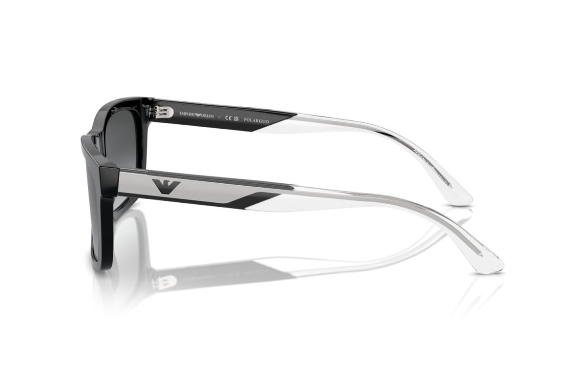 OCCHIALE DA SOLE UOMO | EMPORIO ARMANI  EA 4224 - 5017T3 NERO LUCIDO - CALIBRO 57