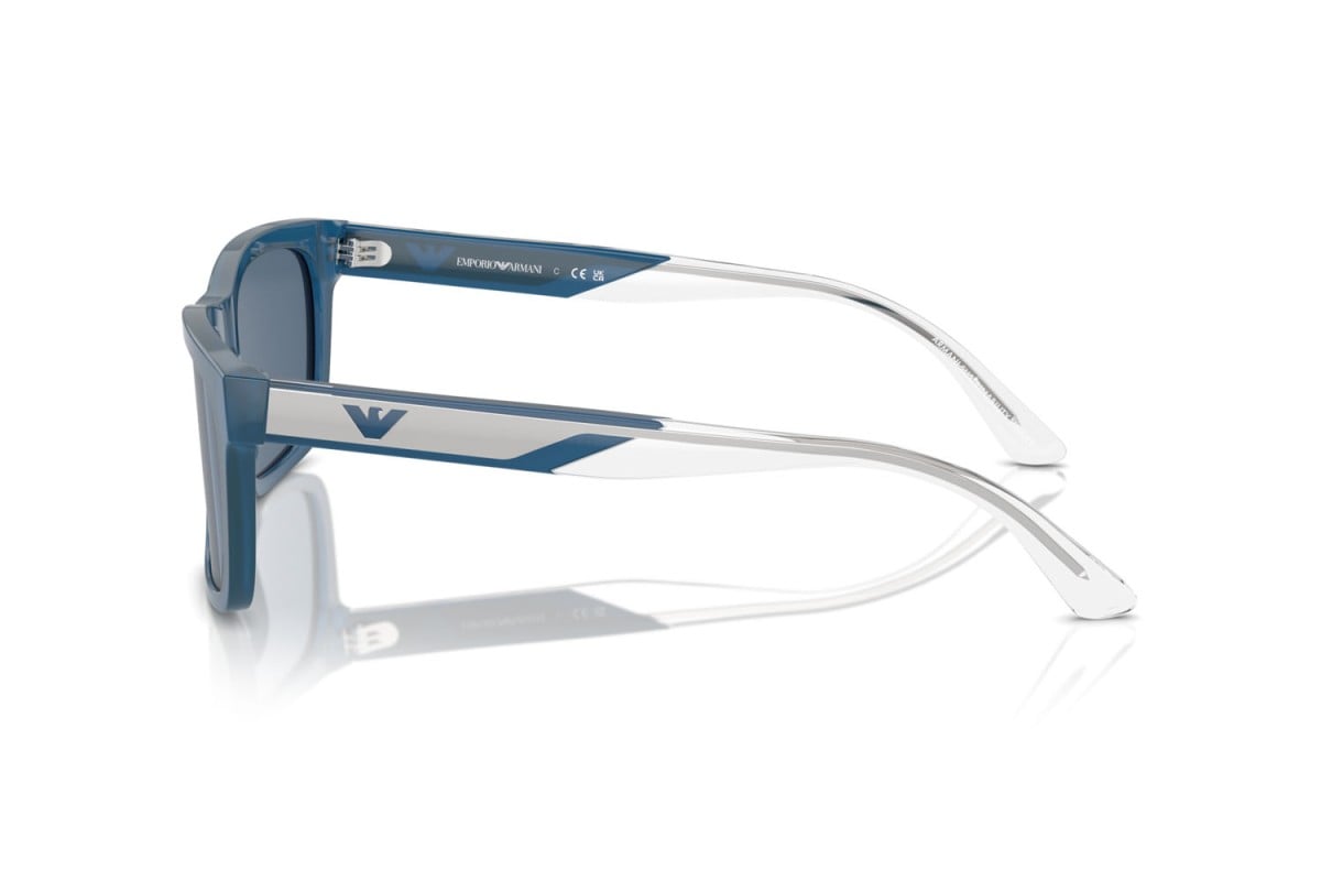 OCCHIALE DA SOLE UOMO | EMPORIO ARMANI EA 4224 - 609280 BLU OPALINO LUCIDO - CALIBRO 57