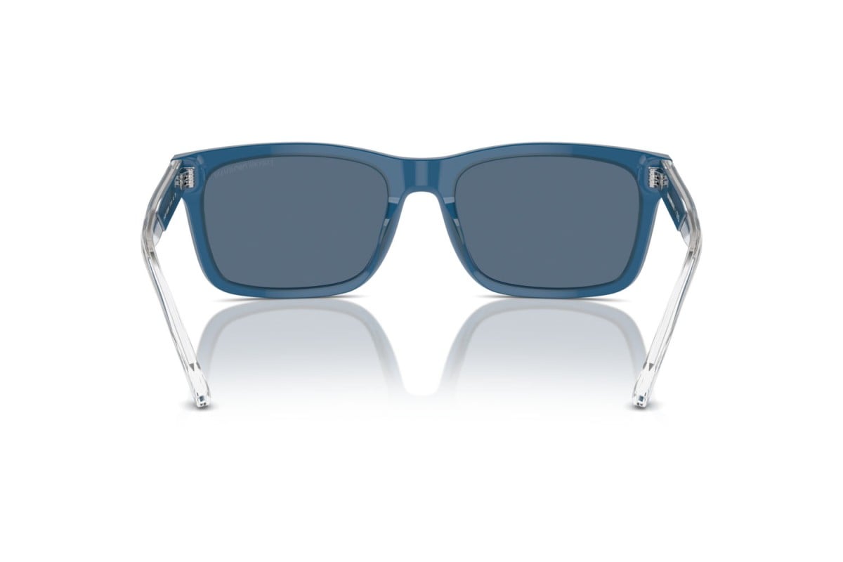 OCCHIALE DA SOLE UOMO | EMPORIO ARMANI EA 4224 - 609280 BLU OPALINO LUCIDO - CALIBRO 57