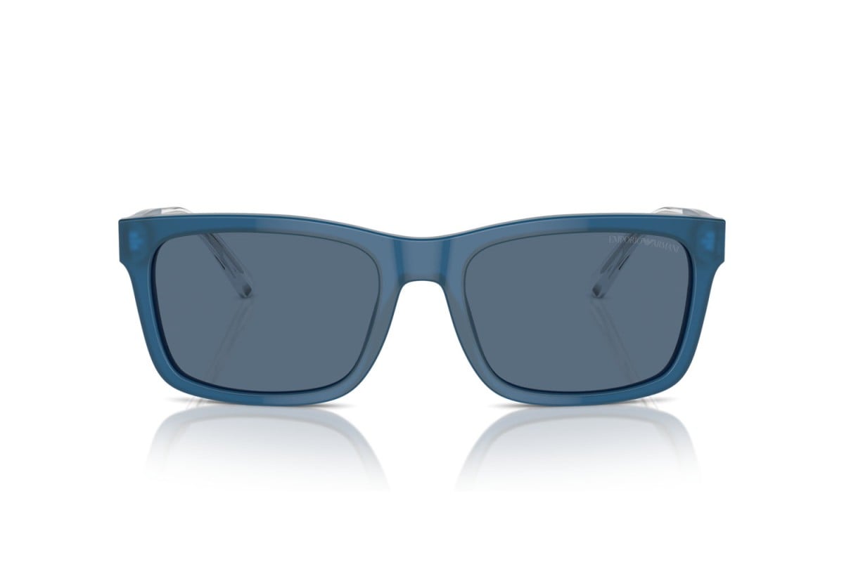 OCCHIALE DA SOLE UOMO | EMPORIO ARMANI EA 4224 - 609280 BLU OPALINO LUCIDO - CALIBRO 57