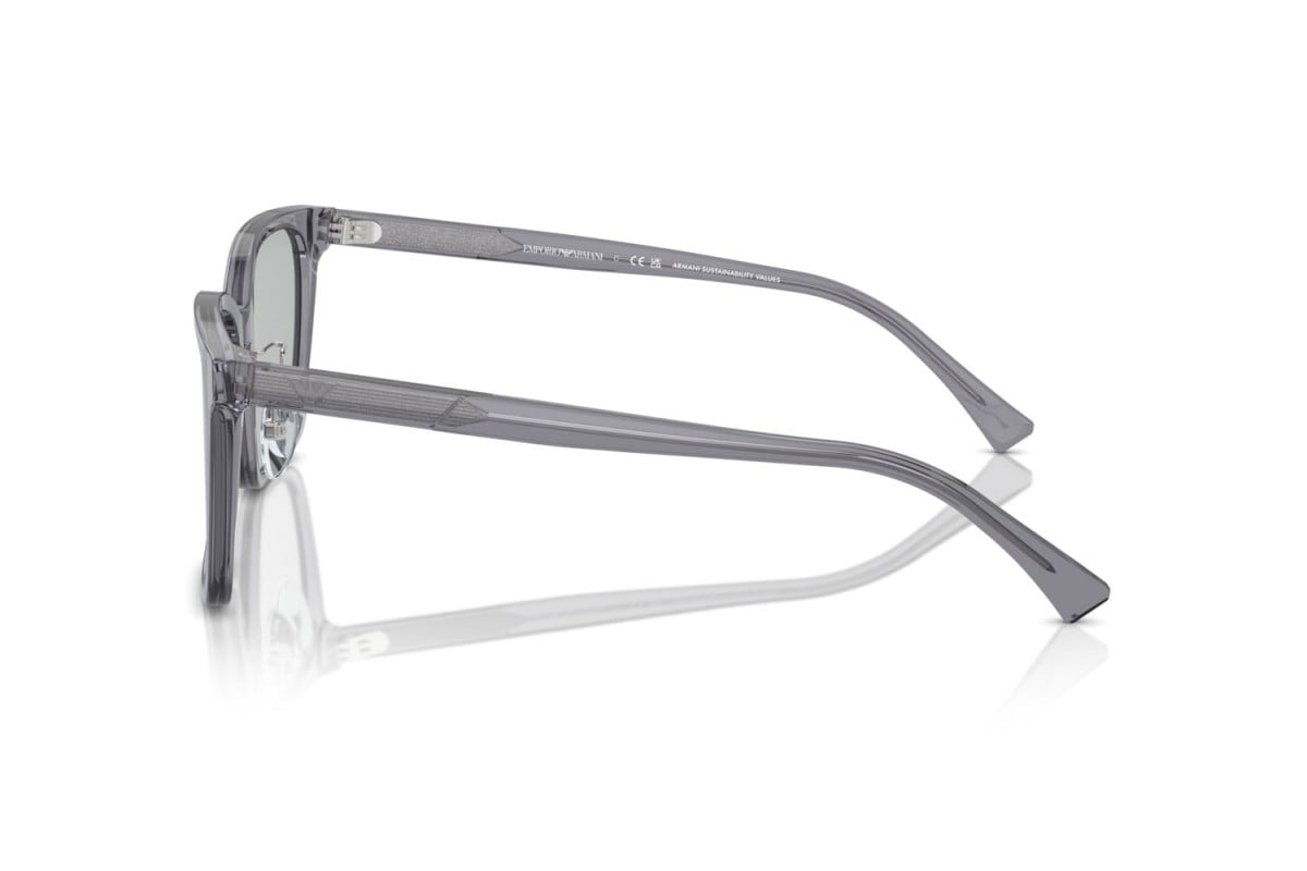 OCCHIALE DA SOLE UOMO | EMPORIO ARMANI EA 4226D - 502987 GRIGIO TRASPARENTE LUCIDO - CALIBRO 55