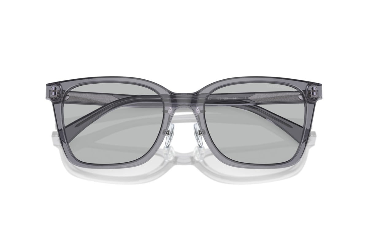 OCCHIALE DA SOLE UOMO | EMPORIO ARMANI EA 4226D - 502987 GRIGIO TRASPARENTE LUCIDO - CALIBRO 55