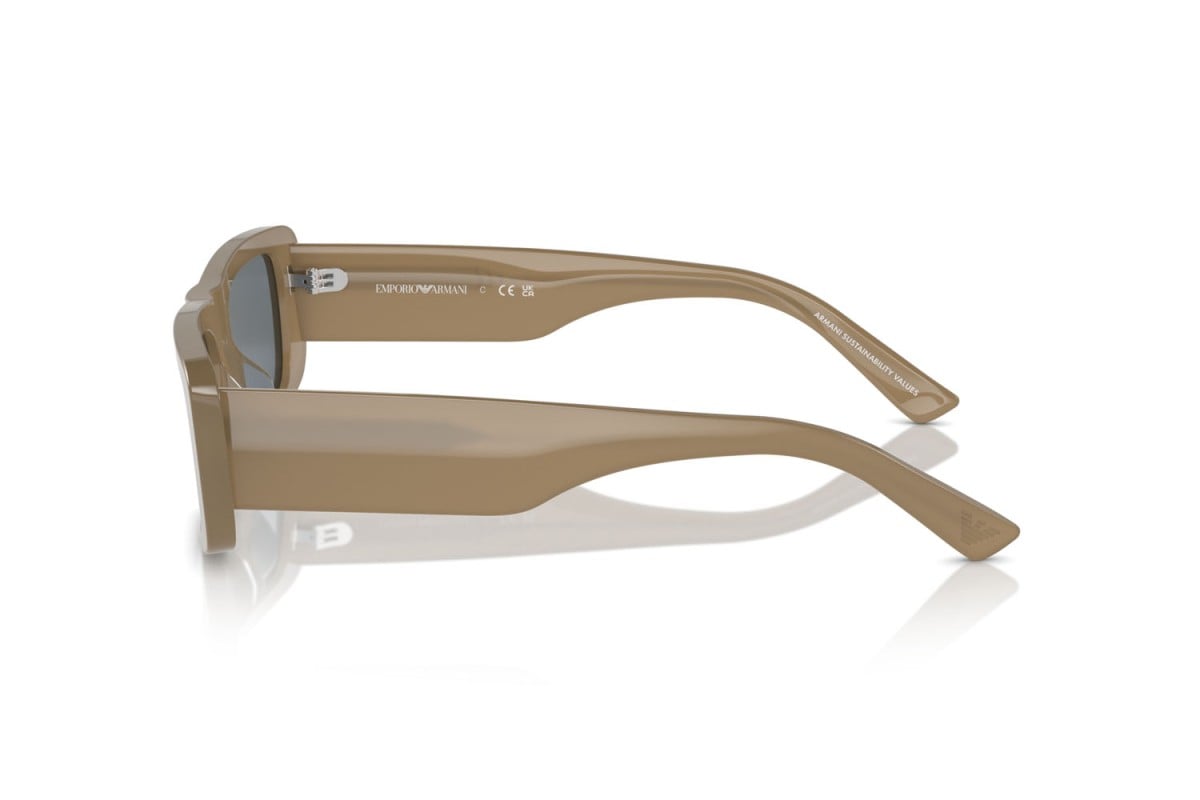 OCCHIALE DA SOLE UOMO | EMPORIO ARMANI EA 4229U - 6121TO FANGO SCURO OPALINO - CALIBRO 55