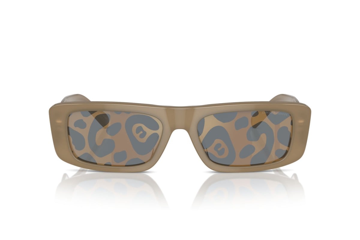 OCCHIALE DA SOLE UOMO | EMPORIO ARMANI EA 4229U - 6121TO FANGO SCURO OPALINO - CALIBRO 55