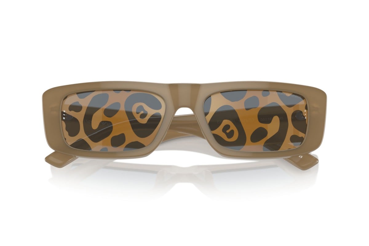 OCCHIALE DA SOLE UOMO | EMPORIO ARMANI EA 4229U - 6121TO FANGO SCURO OPALINO - CALIBRO 55