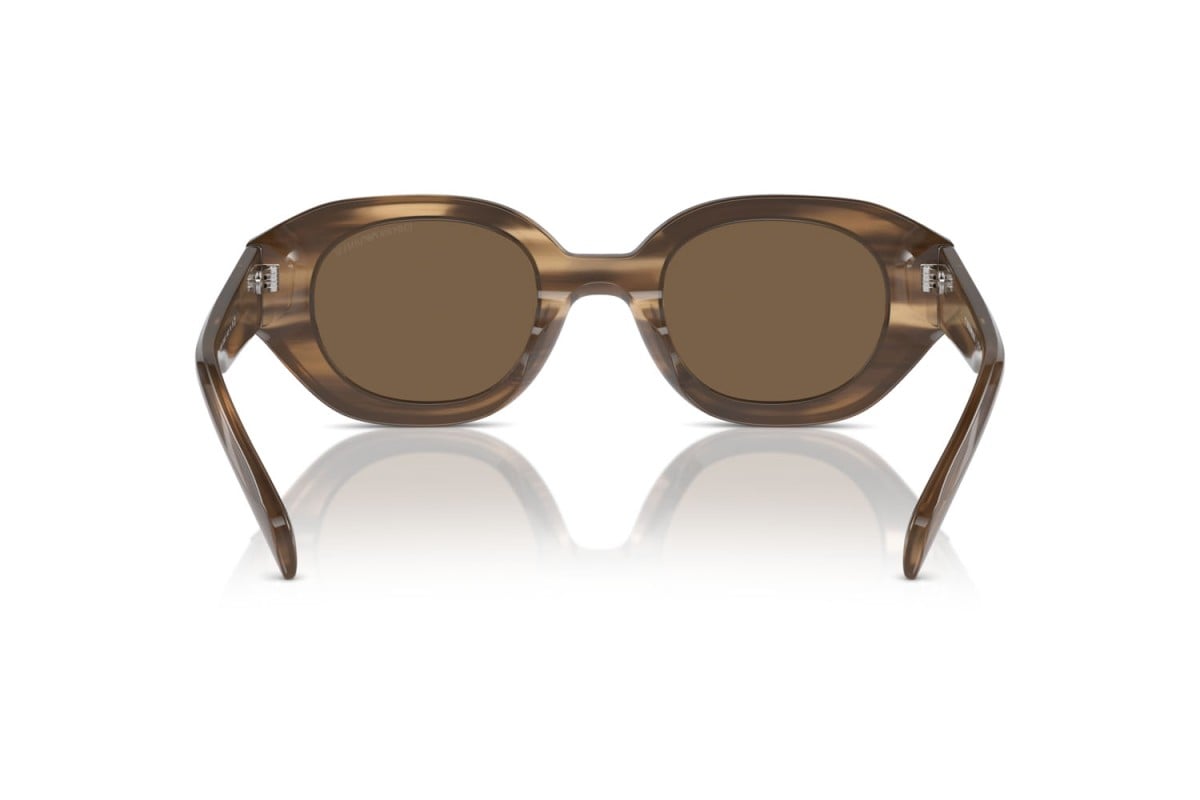 OCCHIALE DA SOLE UOMO | EMPORIO ARMANI EA 4230U - 614973 MARRONE STRIATO LUCIDO - CALIBRO 48