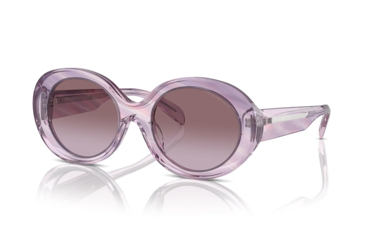 OCCHIALE DA SOLE DONNA | EMPORIO ARMANI EA 4231U - 61558H ROSA STRIATO - CALIBRO 53