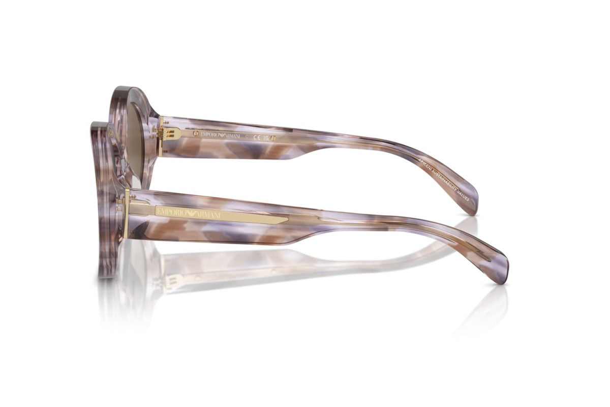 OCCHIALE DA SOLE DONNA | EMPORIO ARMANI EA 4231U - 615673 MARRONE STRIATO - CALIBRO 53