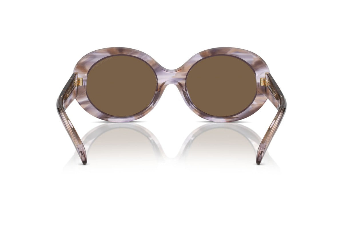 OCCHIALE DA SOLE DONNA | EMPORIO ARMANI EA 4231U - 615673 MARRONE STRIATO - CALIBRO 53