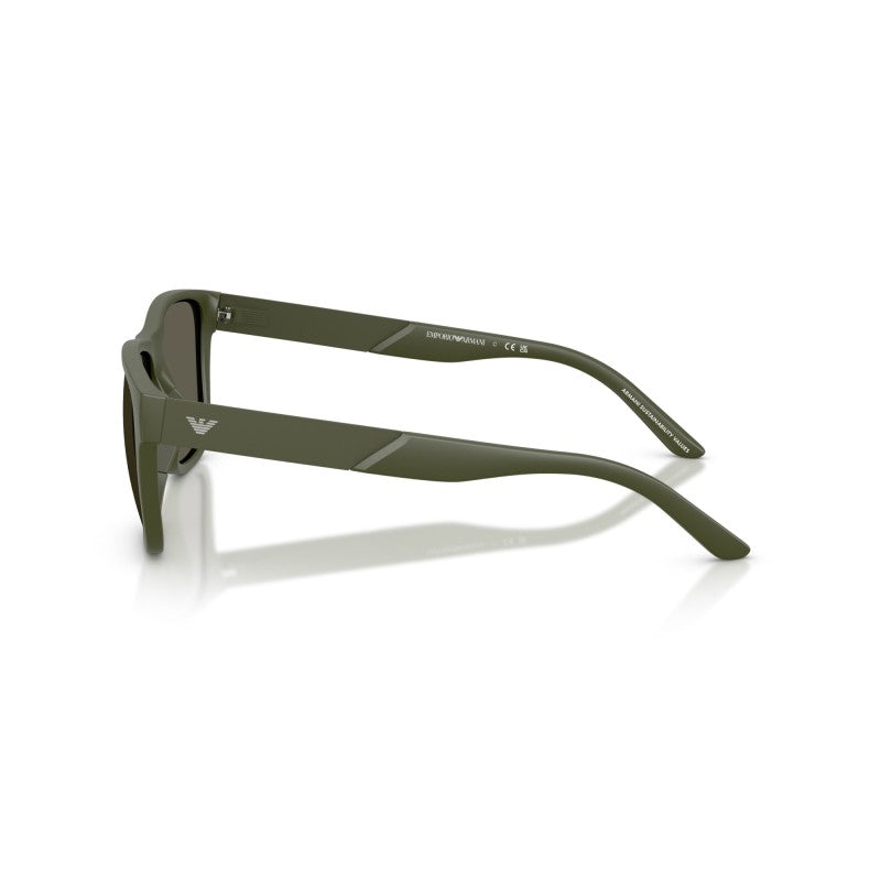 OCCHIALE DA SOLE UOMO | EMPORIO ARMANI EA 4243 - 618471 VERDE OPACO - CALIBRO 56