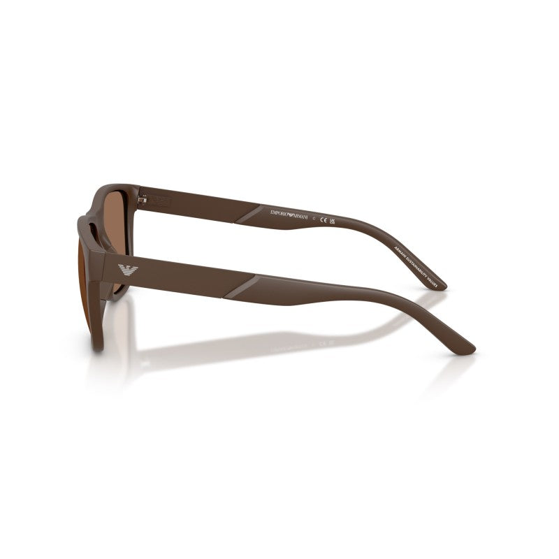 OCCHIALE DA SOLE UOMO | EMPORIO ARMANI EA 4243 - 624373 MARRONE OPACO - CALIBRO 56
