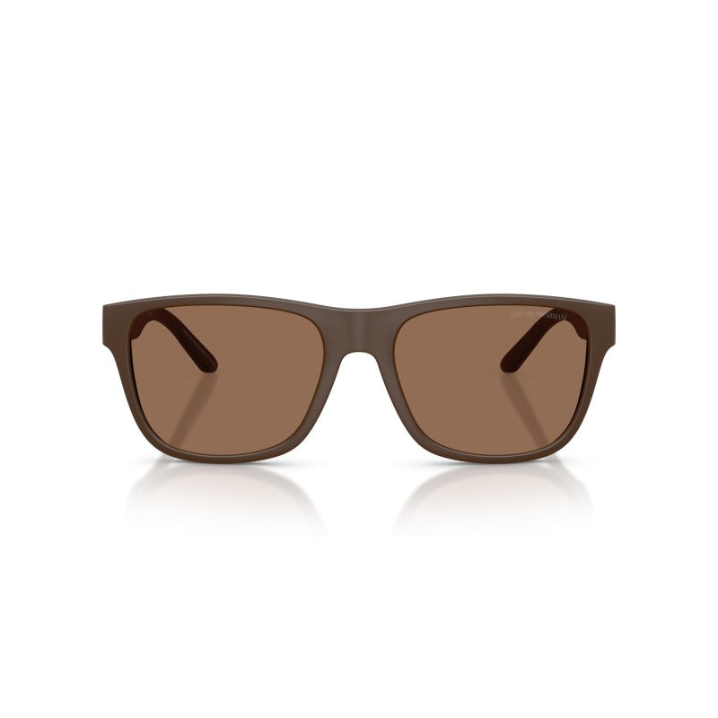 OCCHIALE DA SOLE UOMO | EMPORIO ARMANI EA 4243 - 624373 MARRONE OPACO - CALIBRO 56
