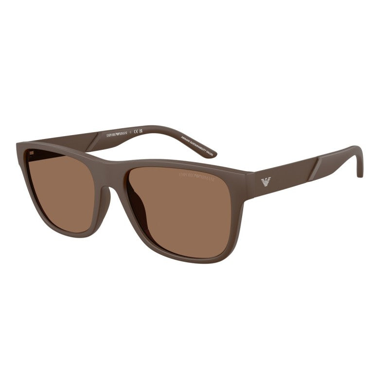 OCCHIALE DA SOLE UOMO | EMPORIO ARMANI EA 4243 - 624373 MARRONE OPACO - CALIBRO 56