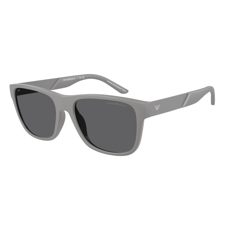 OCCHIALE DA SOLE UOMO | EMPORIO ARMANI EA 4243 - 6245/1 GRIGIO OPACO - CALIBRO 56