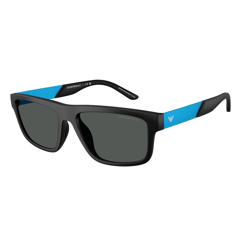 OCCHIALE DA SOLE UOMO | EMPORIO ARMANI EA 4244U - 500187 NERO OPACO - CALIBRO 57