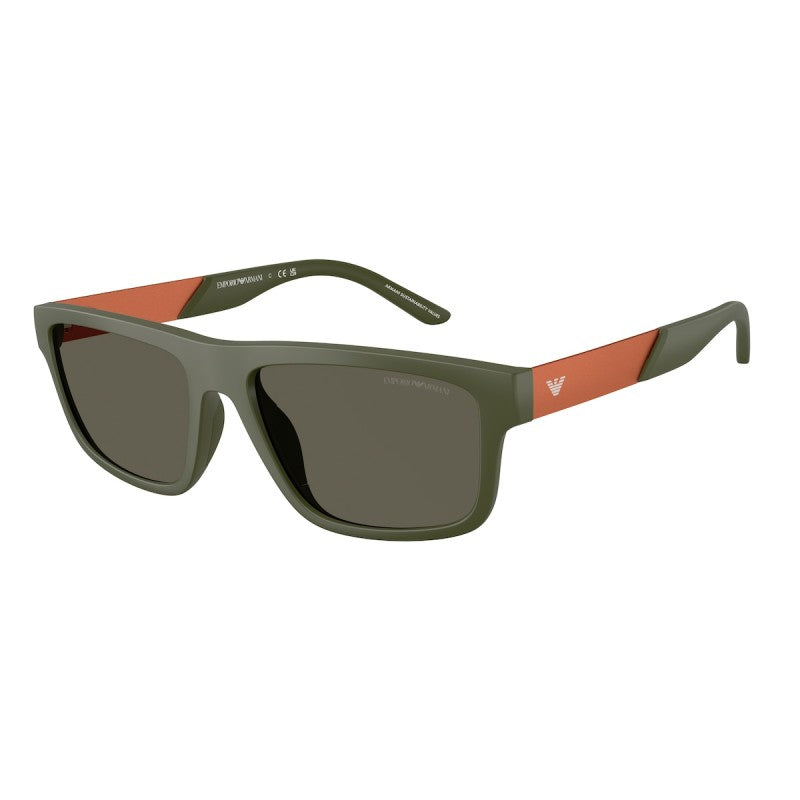 OCCHIALE DA SOLE UOMO | EMPORIO ARMANI EA 4244U - 618471 VERDE OPACO - CALIBRO 57