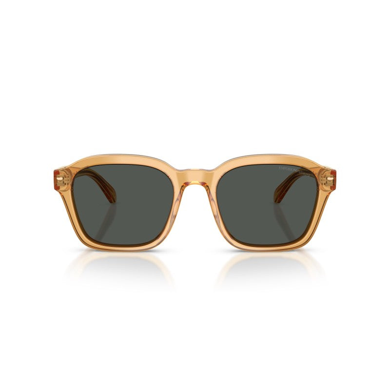 OCCHIALE DA SOLE UOMO | EMPORIO ARMANI EA 4245U - 624687 GIALLO TRASPARENTE LUCIDO - CALIBRO 54