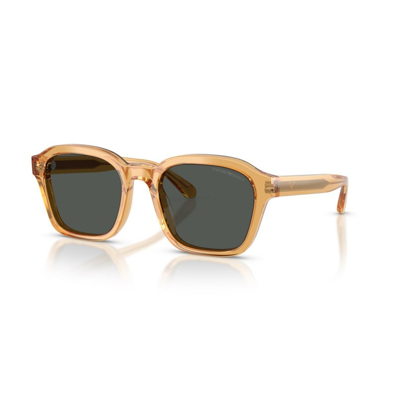 OCCHIALE DA SOLE UOMO | EMPORIO ARMANI EA 4245U - 624687 GIALLO TRASPARENTE LUCIDO - CALIBRO 54