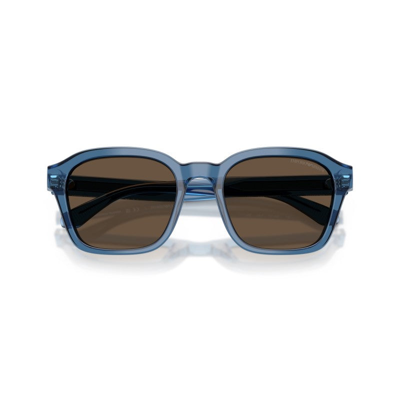 OCCHIALE DA SOLE UOMO | EMPORIO ARMANI EA 4245U - 624787 BLU TRASPARENTE LUCIDO - CALIBRO 54