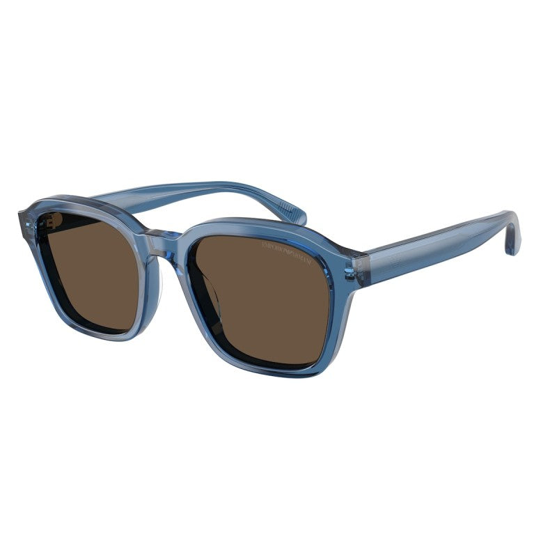 OCCHIALE DA SOLE UOMO | EMPORIO ARMANI EA 4245U - 624787 BLU TRASPARENTE LUCIDO - CALIBRO 54