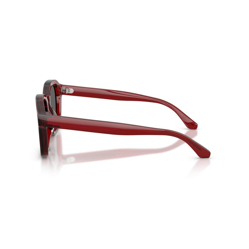OCCHIALE DA SOLE UOMO | EMPORIO ARMANI EA 4245U - 624887 ROSSO TRASPARENTE LUCIDO - CALIBRO 54