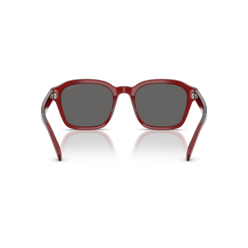 OCCHIALE DA SOLE UOMO | EMPORIO ARMANI EA 4245U - 624887 ROSSO TRASPARENTE LUCIDO - CALIBRO 54