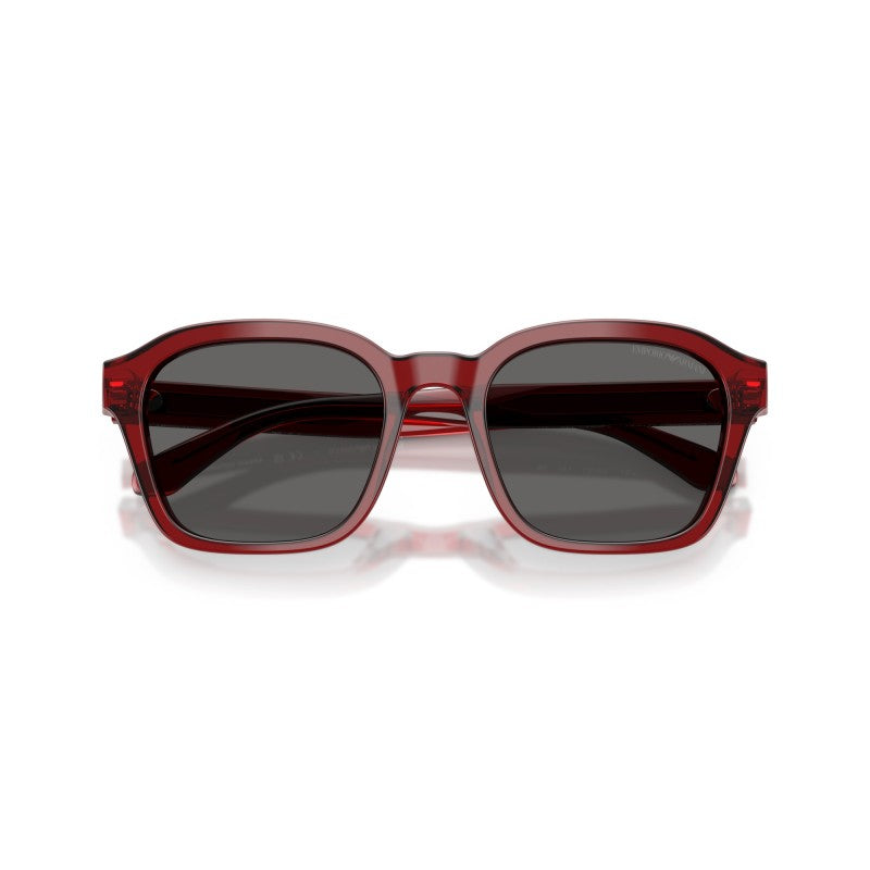 OCCHIALE DA SOLE UOMO | EMPORIO ARMANI EA 4245U - 624887 ROSSO TRASPARENTE LUCIDO - CALIBRO 54