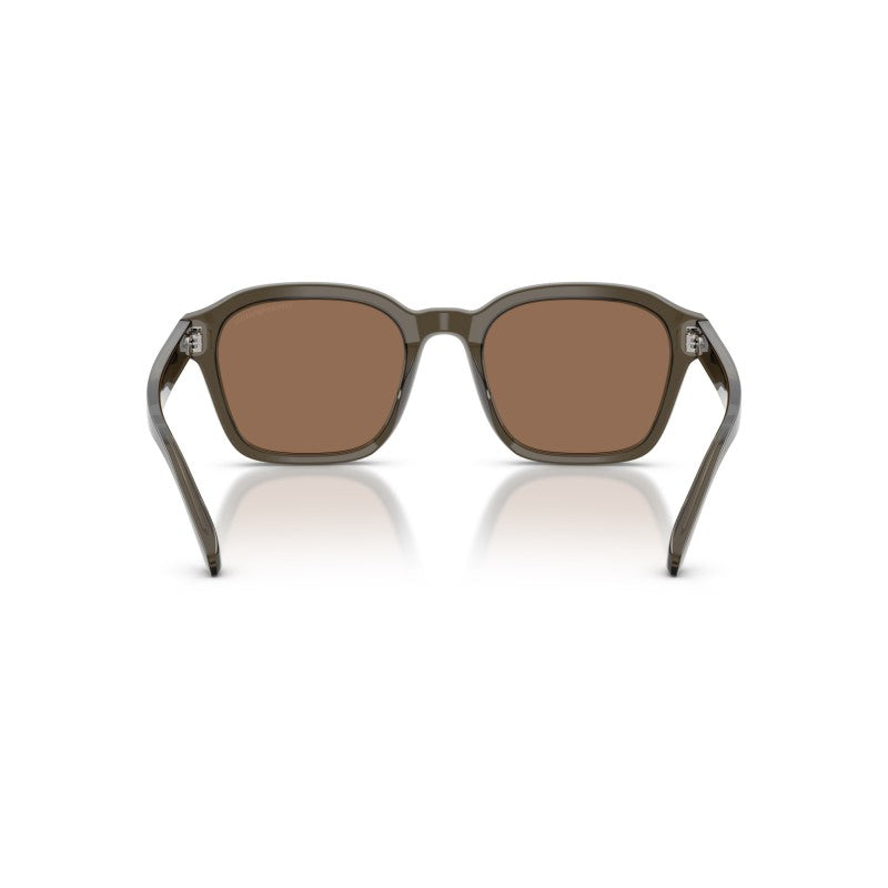 OCCHIALE DA SOLE UOMO | EMPORIO ARMANI EA 4245U - 624973 GRIGIO TRASPARENTE LUCIDO - CALIBRO 54