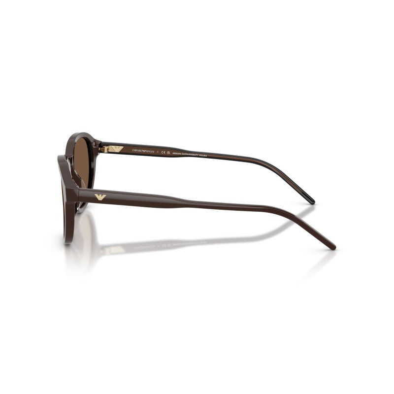 OCCHIALE DA SOLE UOMO | EMPORIO ARMANI EA 4247U - 625573 MARRONE LUCIDO - CALIBRO 51