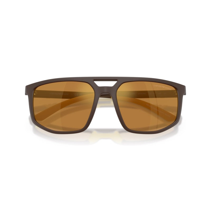 OCCHIALE DA SOLE UOMO | EMPORIO ARMANI EA 4248U - 62586H MARRONE OPACO - CALIBRO 58