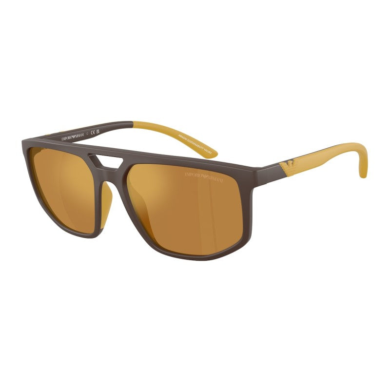 OCCHIALE DA SOLE UOMO | EMPORIO ARMANI EA 4248U - 62586H MARRONE OPACO - CALIBRO 58