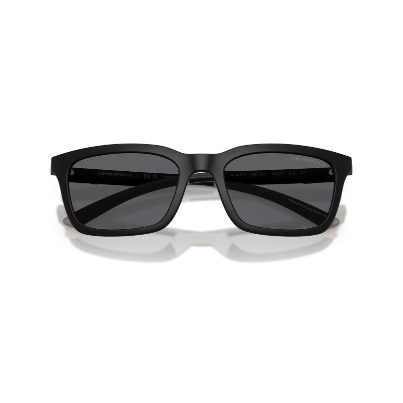 OCCHIALE DA SOLE UOMO | EMPORIO ARMANI EA 4249U - 500181 NERO OPACO - CALIBRO 55
