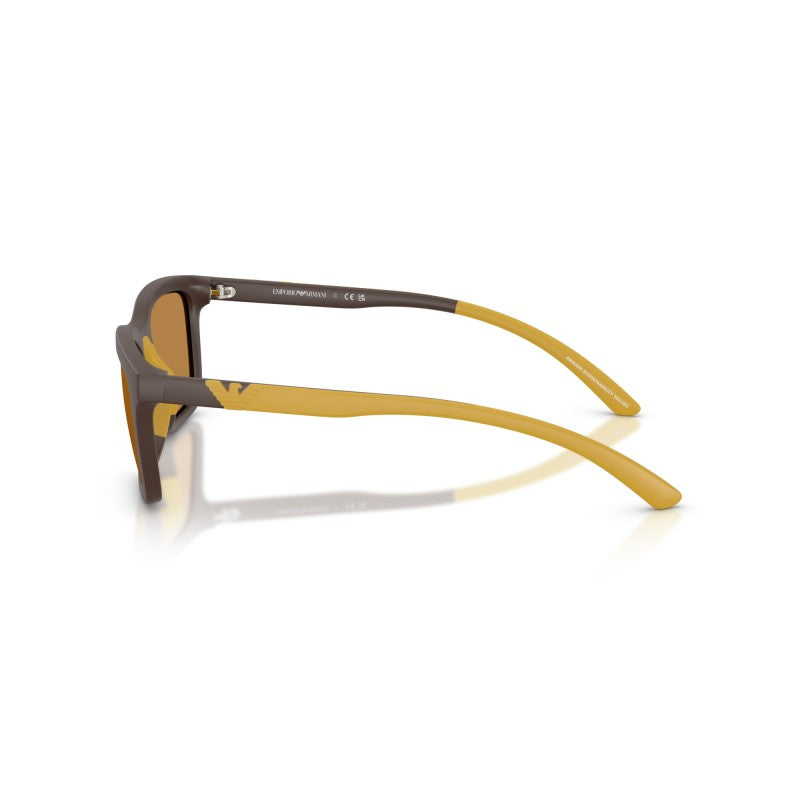OCCHIALE DA SOLE UOMO | EMPORIO ARMANI EA 4249U - 625893 MARRONE OPACO - CALIBRO 55